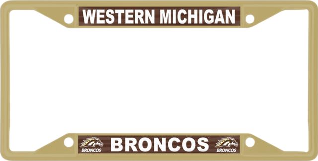 Western Michigan University Broncos License Plate Frame