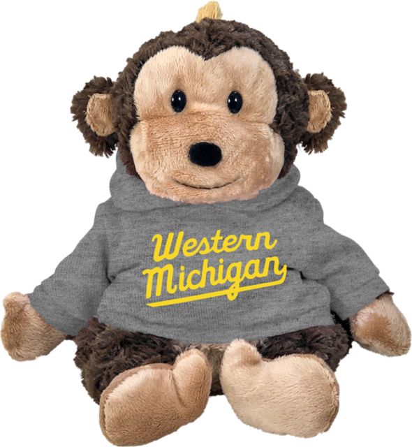 Western Michigan University Plush Animal with Hoodie