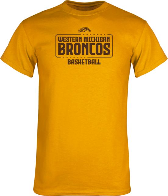Western Michigan T Shirt WMU Broncos Basketball - ONLINE ONLY